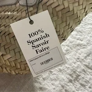 Bags | Paris 64 Oh L L Beige Mini Basket | Poshmark